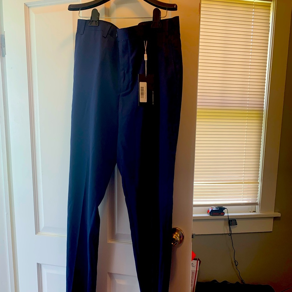 NWT Blue suit pants never worn!